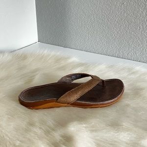 Chaco metallic leather sandals